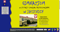 Desktop Screenshot of gimnazjum.jasienica.pl